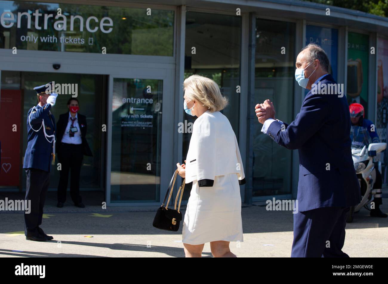 Belgium's Princess Astrid, center, and her husband Prince Lorenz, right ...