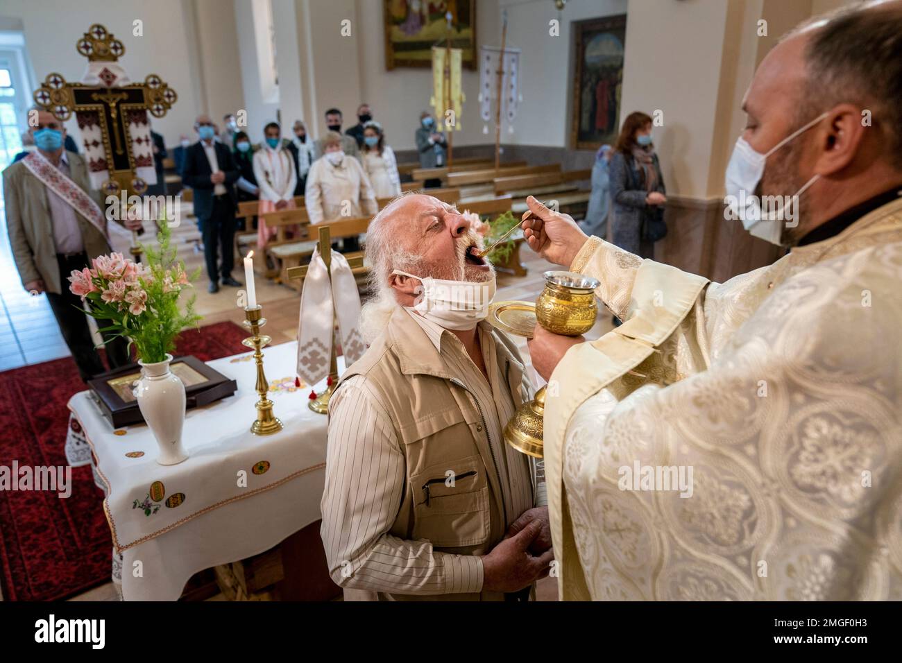 In this photo taken on sunday may 24 2020 ukrainian greek catholic