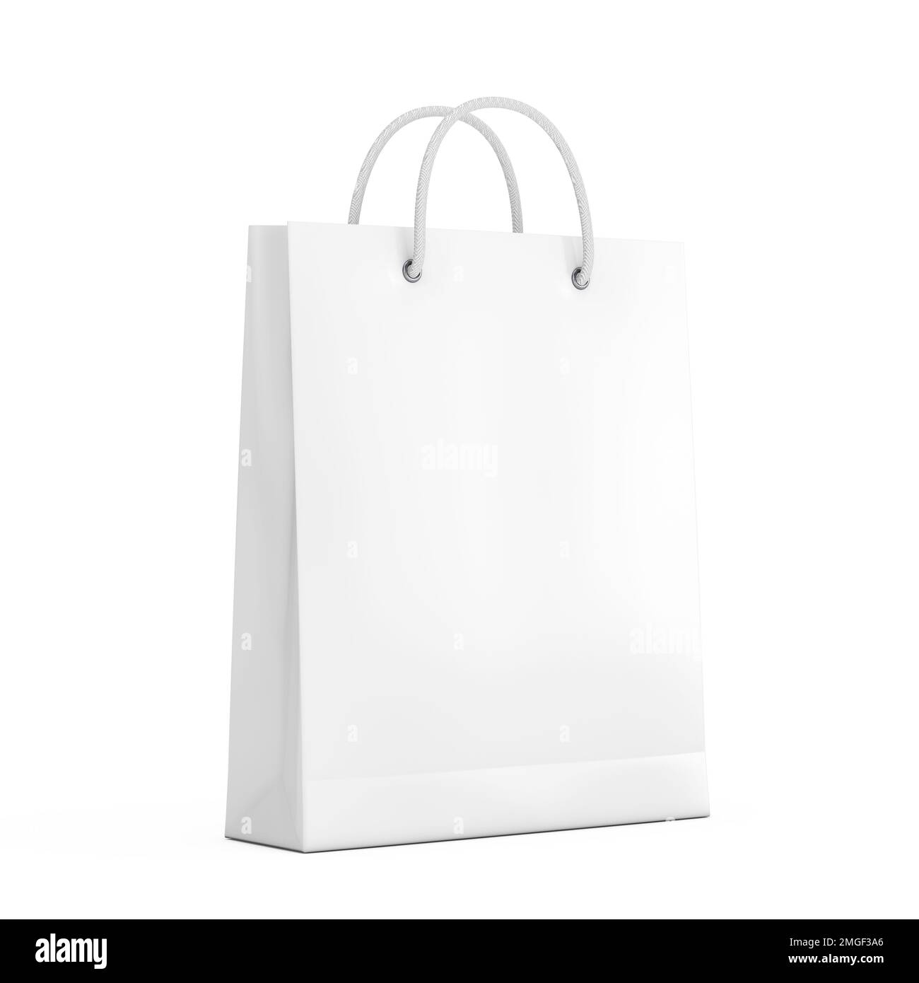 Blank White Paper Bag Mock Up Holding in Hand. Stock Photo - Image of logo,  packet: 72625186