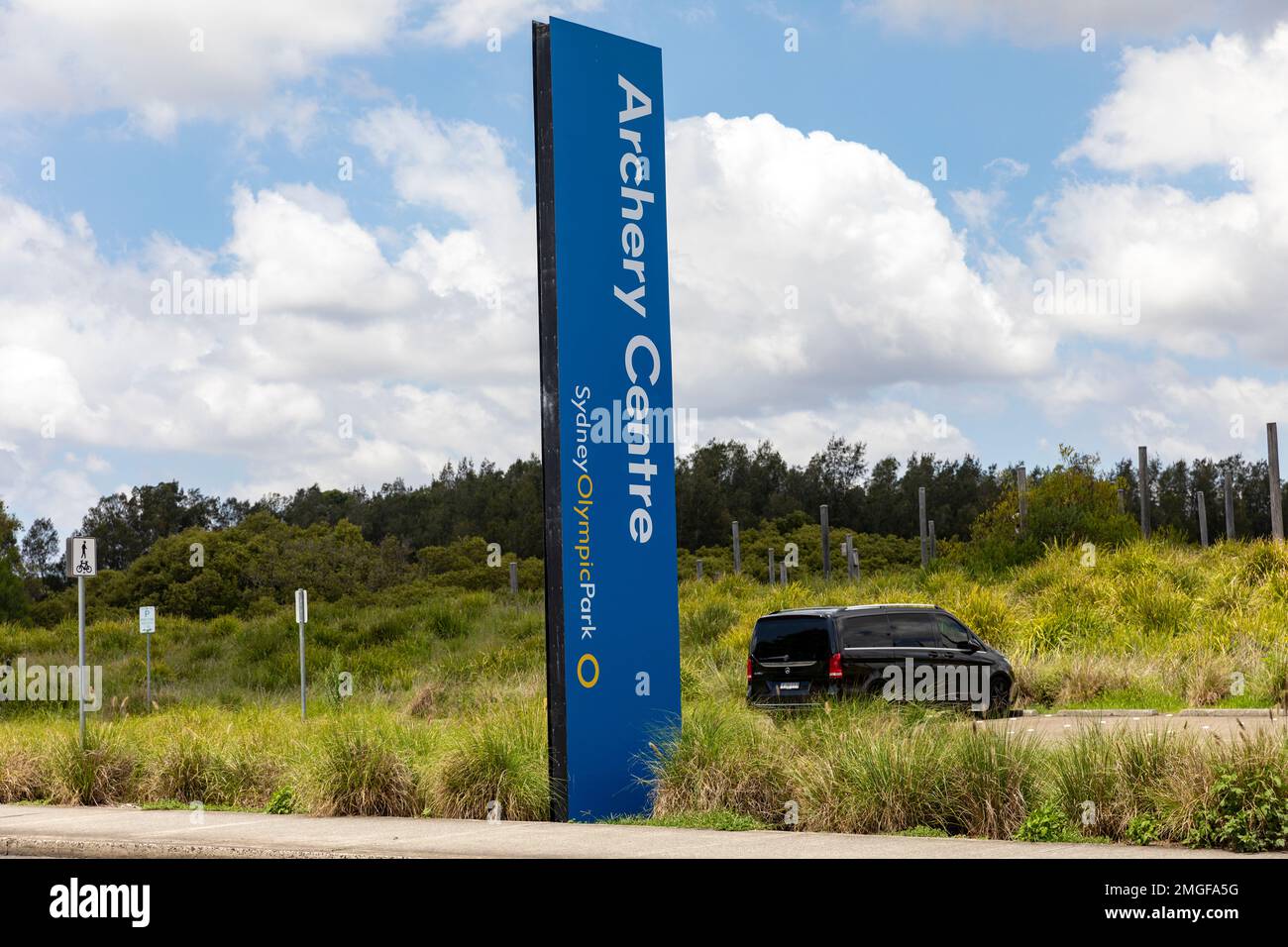 Archery Centre in Sydney Olympic Park, Greater western Sydney,NSW,Australia Stock Photo