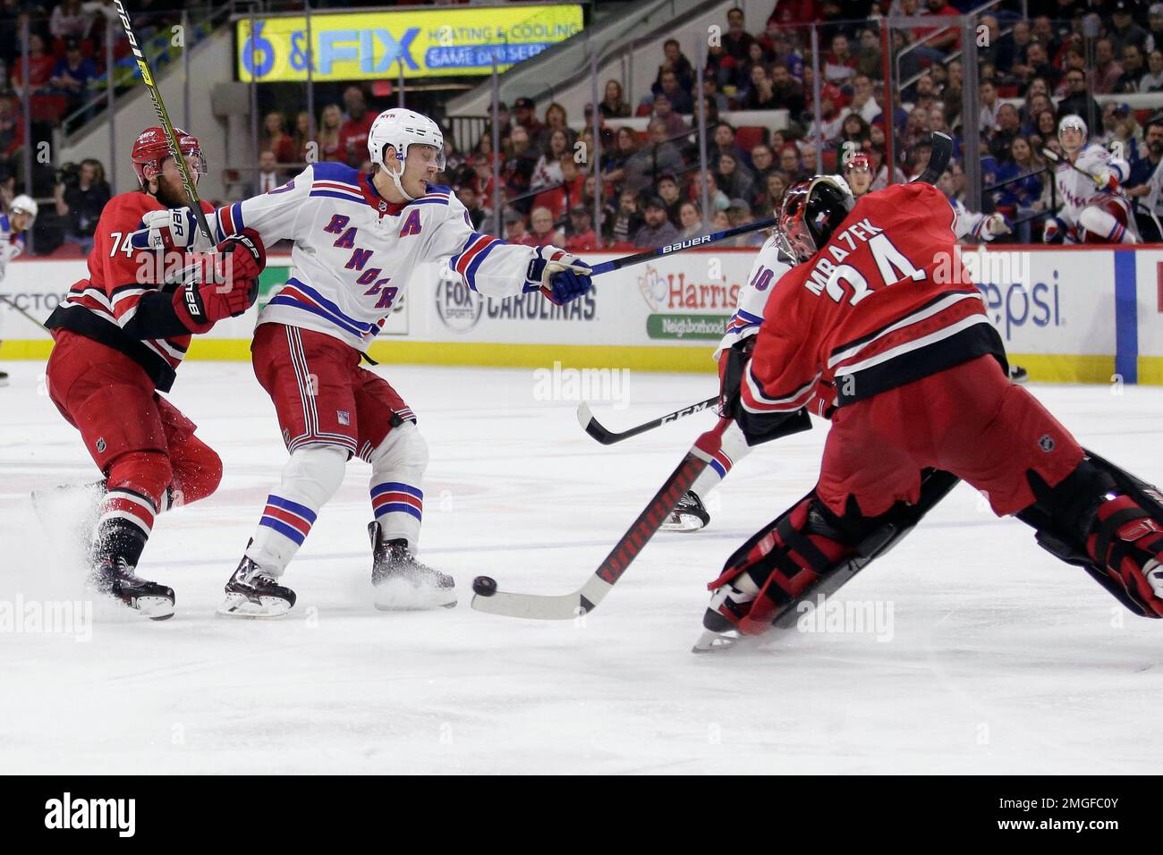 Carolina Hurricanes' 42-year-old emergency backup goalie credits