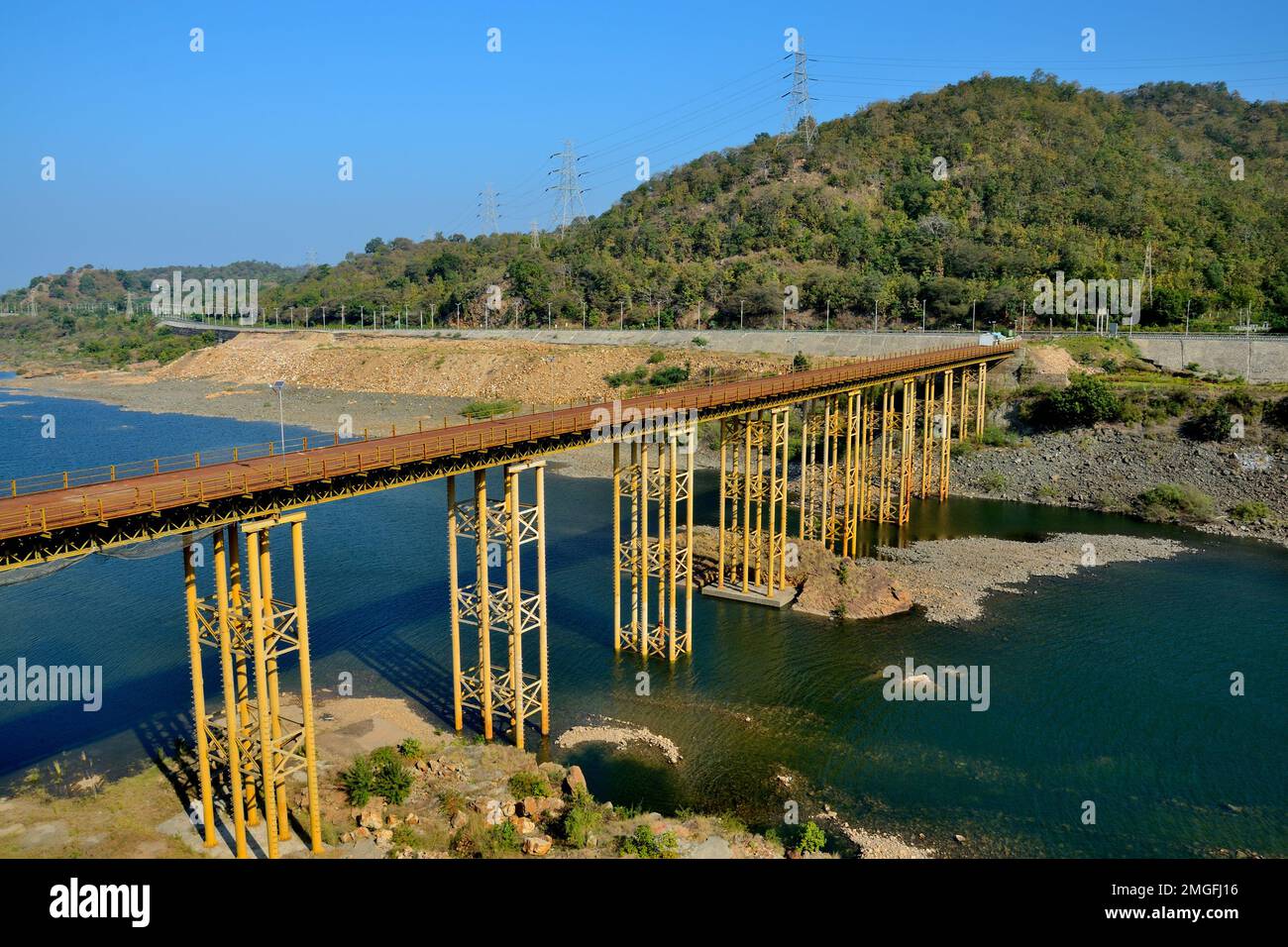 View from Statue Of Unity Complex, colossal statue of Vallabhbhai Patel ...