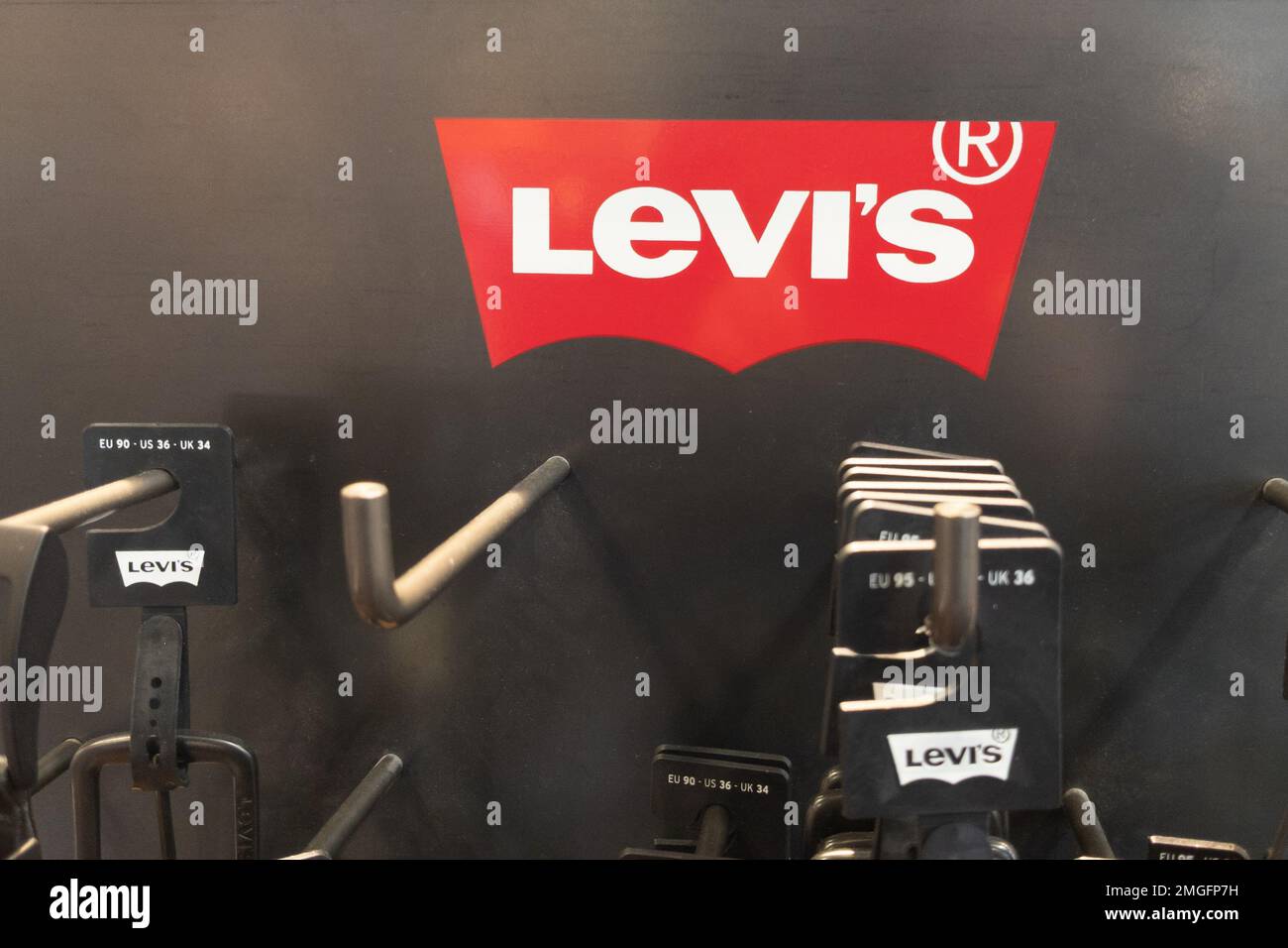 Sign levi strauss shop hi-res stock photography and images - Page 2 - Alamy