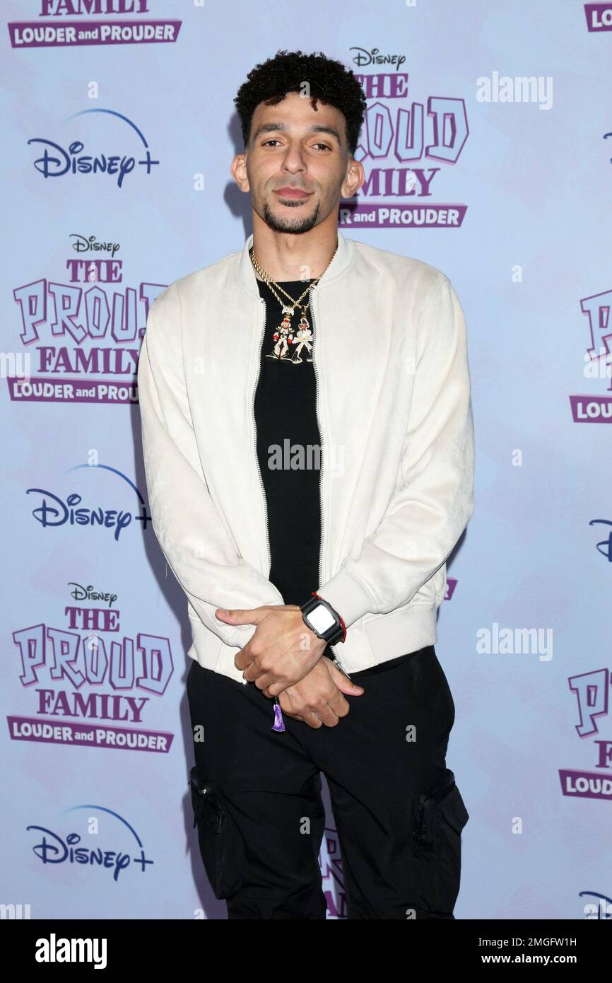 LOS ANGELES - JAN 19: Khleo Thomas at The Proud Family - Louder and Prouder  Series Premiere at the Nate Holden Performing Arts Center on January 19,  2023 in Los Angeles, CA (Photo by Katrina JordanSipa USA Stock Photo -  Alamy