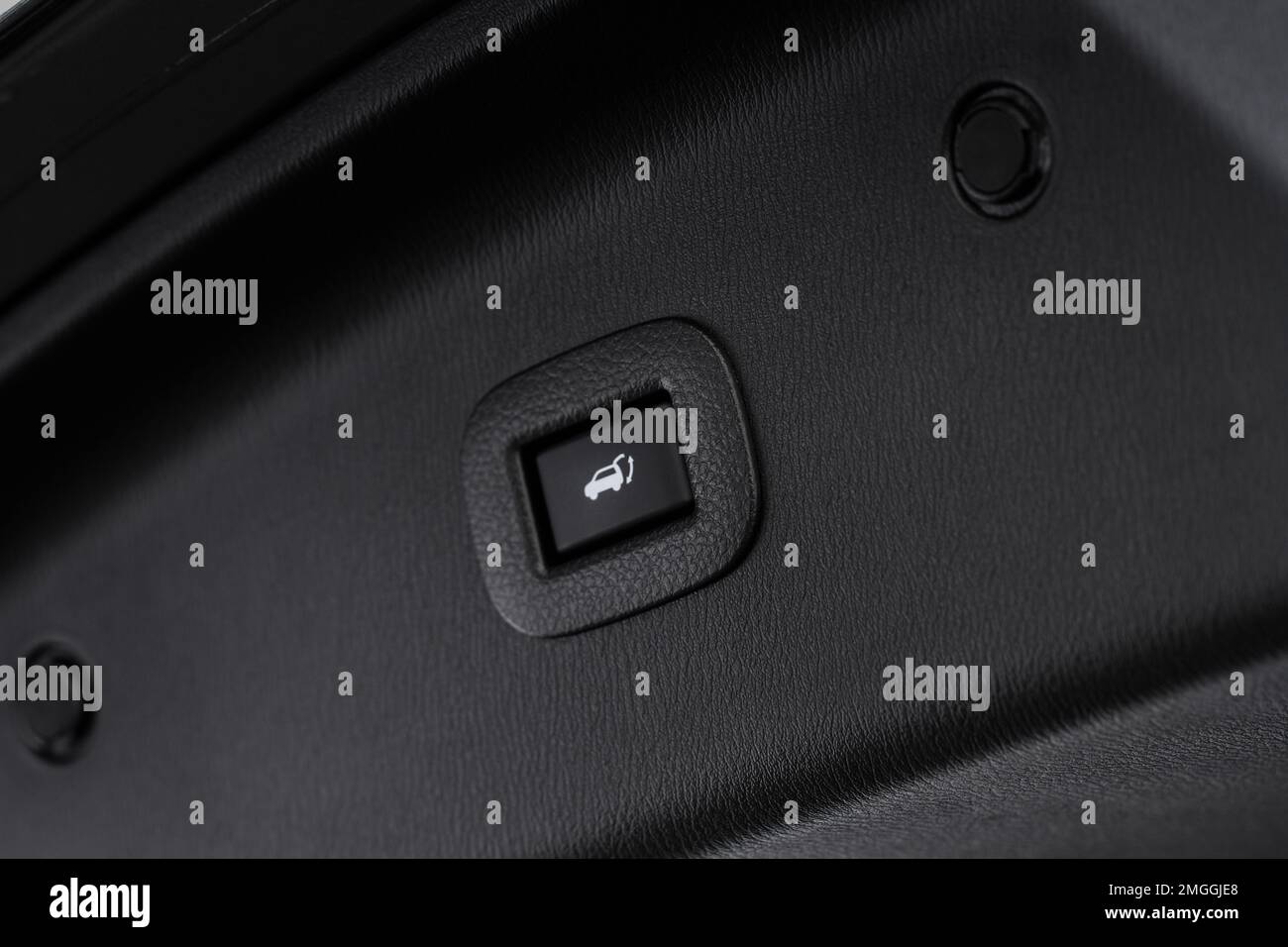 Car trunk open button. Electric trunk switch controller. Car trunk