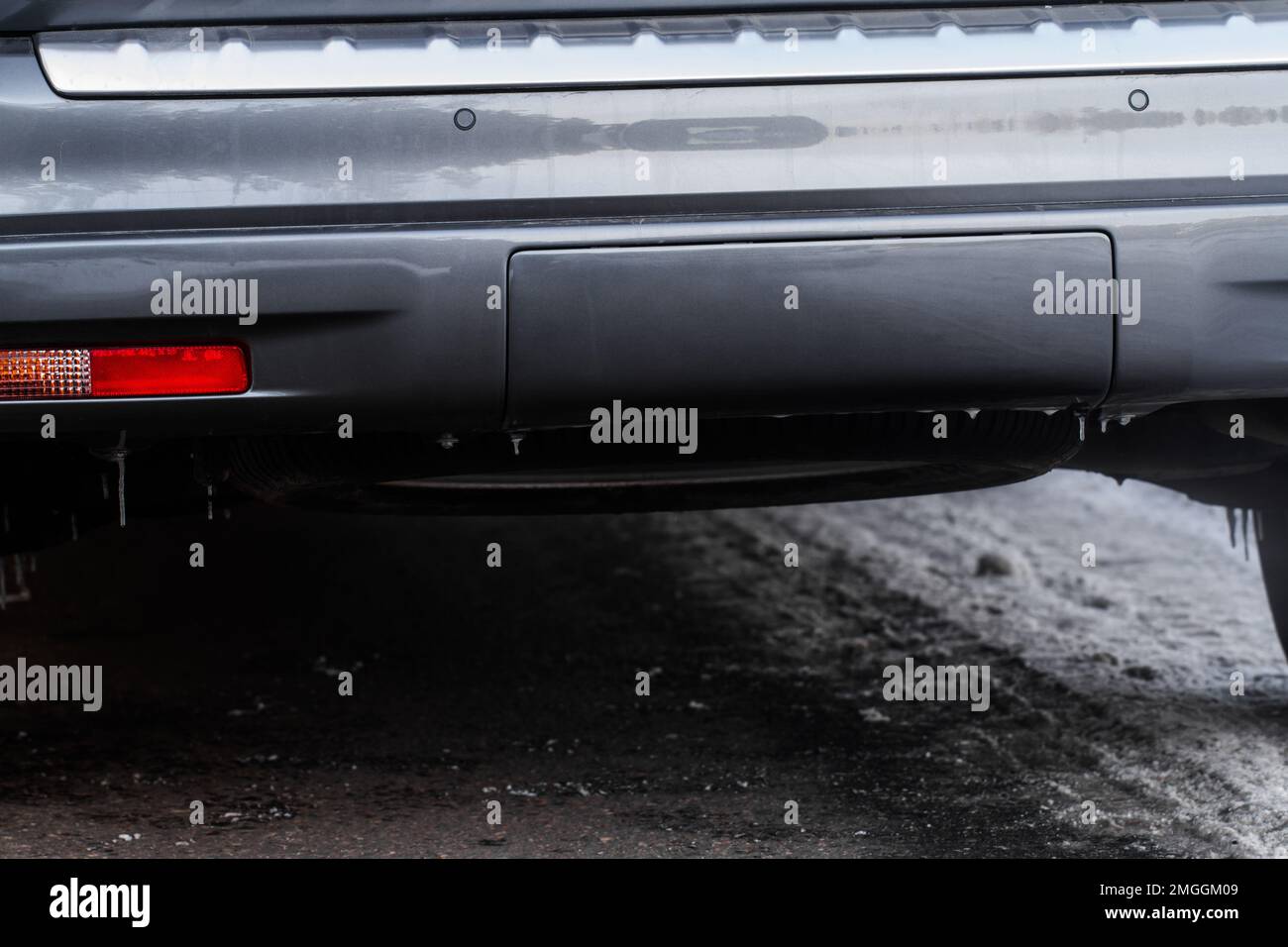 Car chassis. Spare wheel. Spare tire under the car Stock Photo Alamy