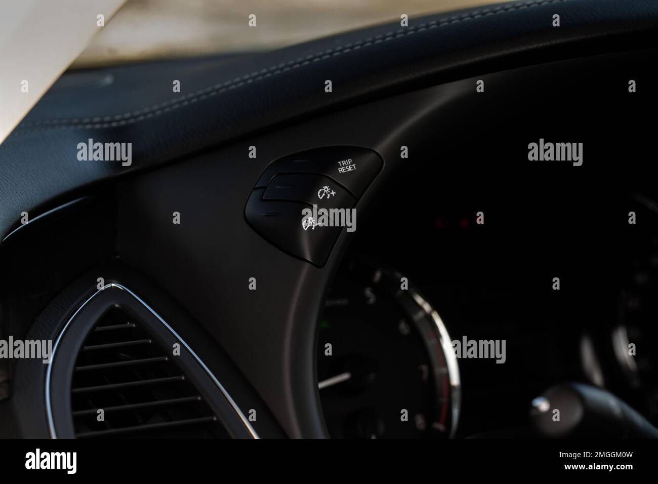 The illumination control switch to adjust the brightness of the