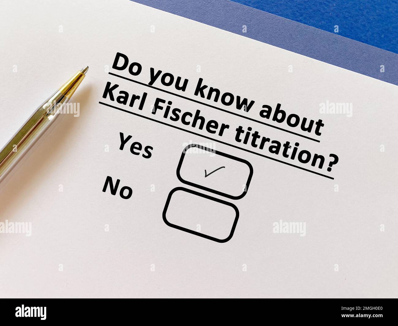 Karl fischer titration hires stock photography and images Alamy