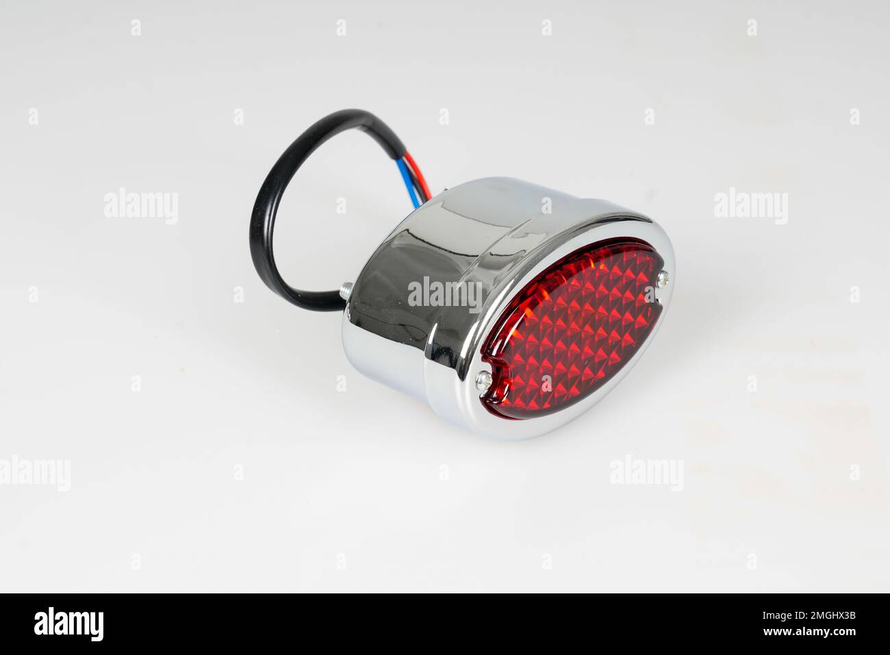 Universal Smoked Red LED Rear Brake Tail Light For Motorcycles – Small, UK Made