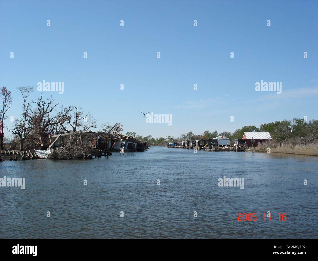 St. Bernard Parish, Louisiana - 26-HK-266-94. Hurricane Katrina Stock Photo