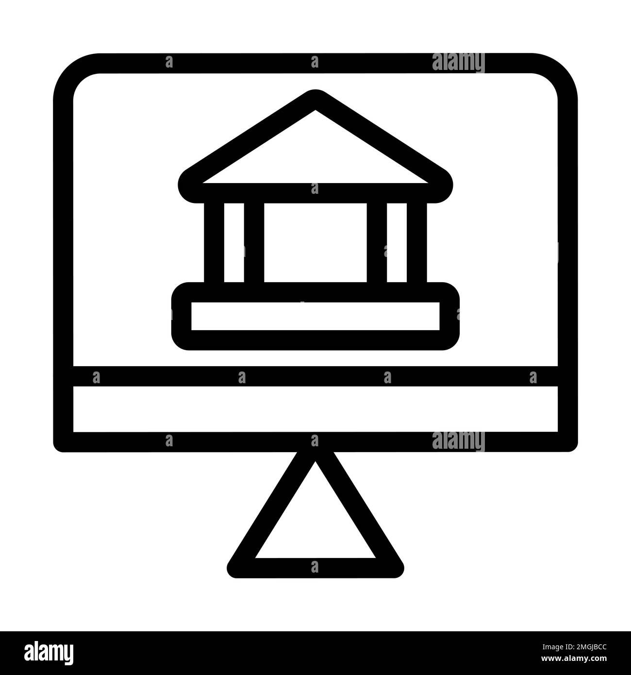 Vector Line Icon Design Stock Photo - Alamy