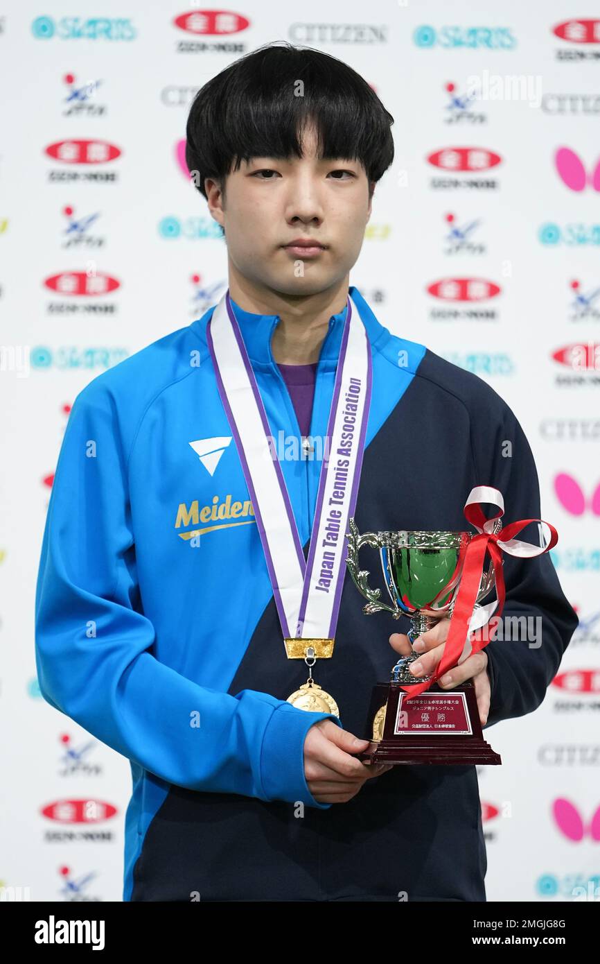 Tokyo, Japan. 26th Jan, 2023. Keishi Hagihara Table Tennis All Japan