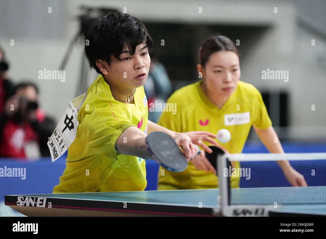 Tokyo, Japan. 26th Jan, 2023. Yuta Tanaka Chiaki Tanaka Table Tennis