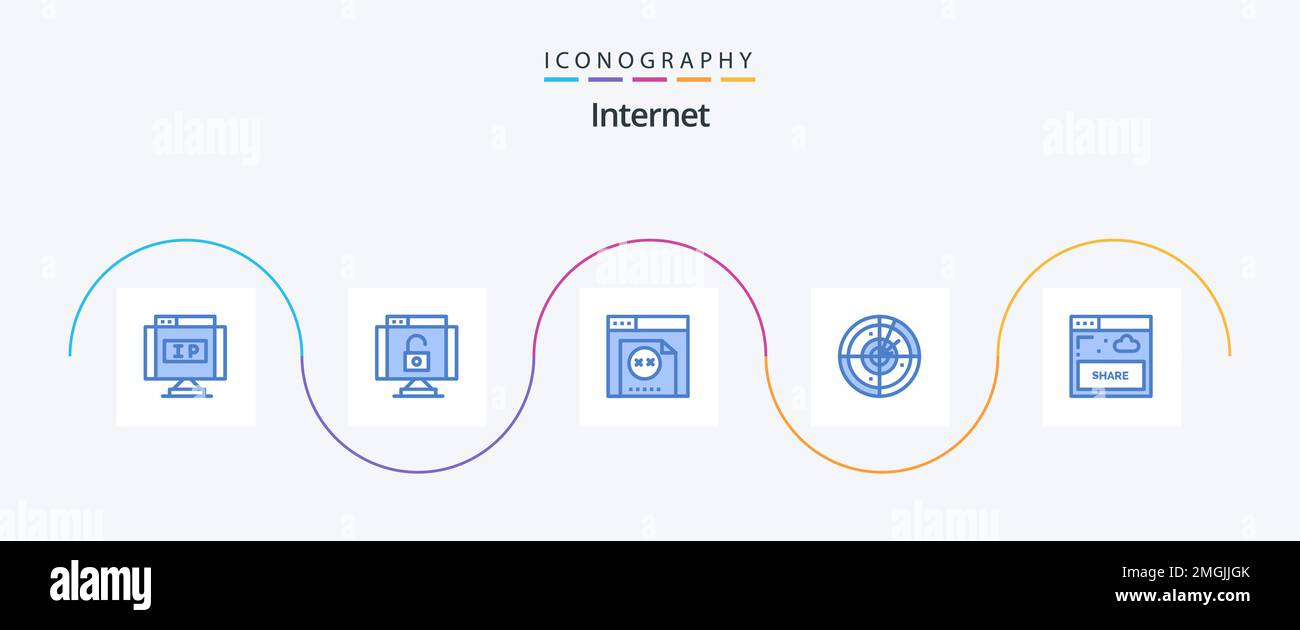 Internet Blue 5 Icon Pack Including sharing. interface. error ...