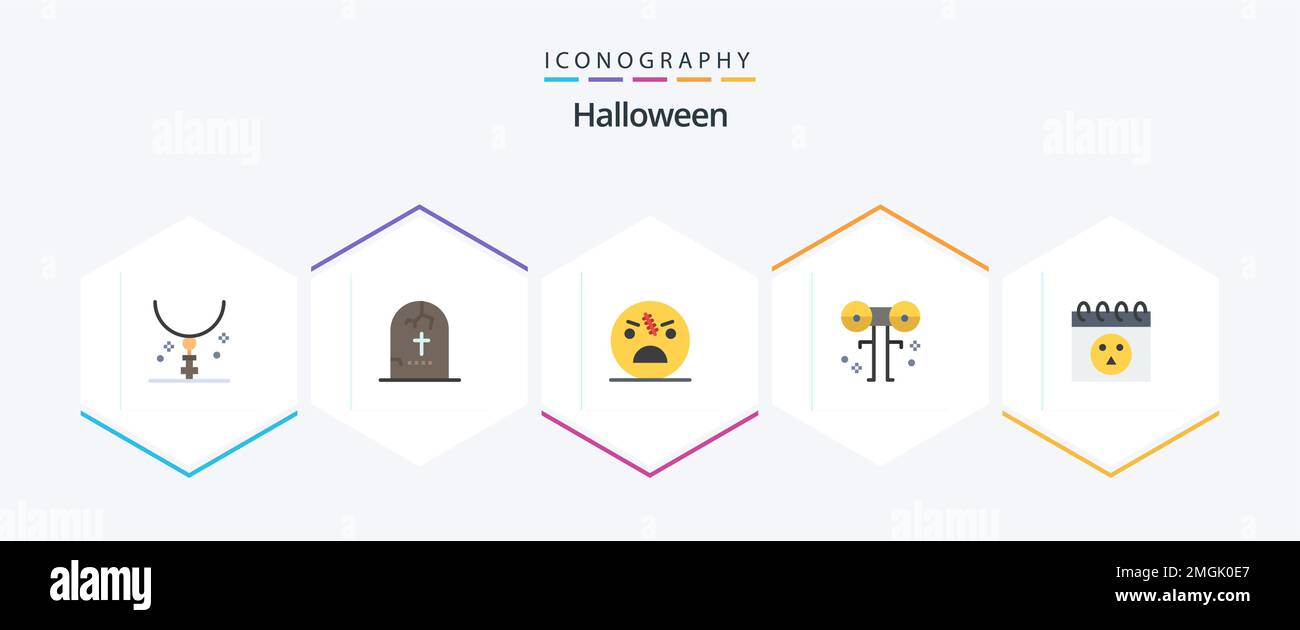 Halloween 25 Flat icon pack including halloween. big. horror. zombie ...