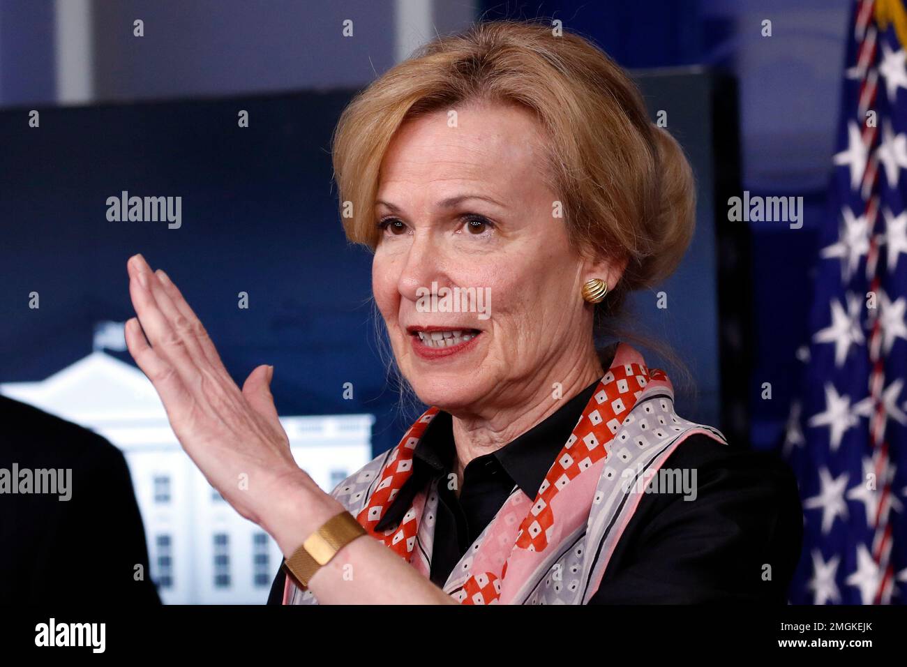 Dr. Deborah Birx, White House coronavirus response coordinator, speaks ...