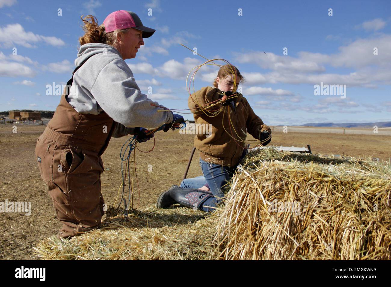 In this March 2, 2020, photo, Erika DuVal and her daughter Helena, 10