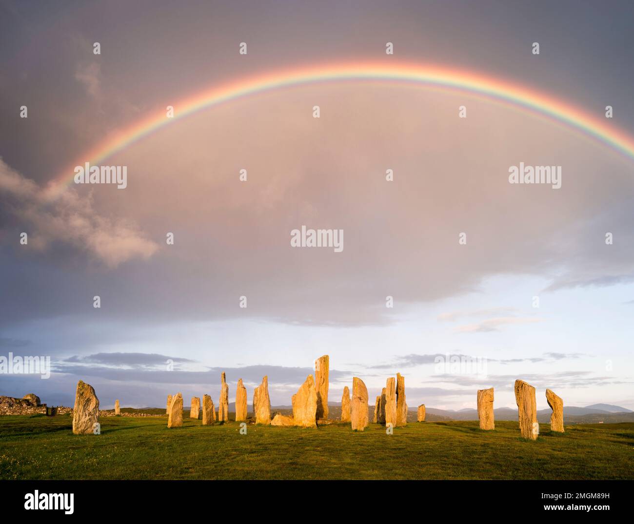 Standing Stones of Callanish (Callanish 1) on the Isle of Lewis in the ...