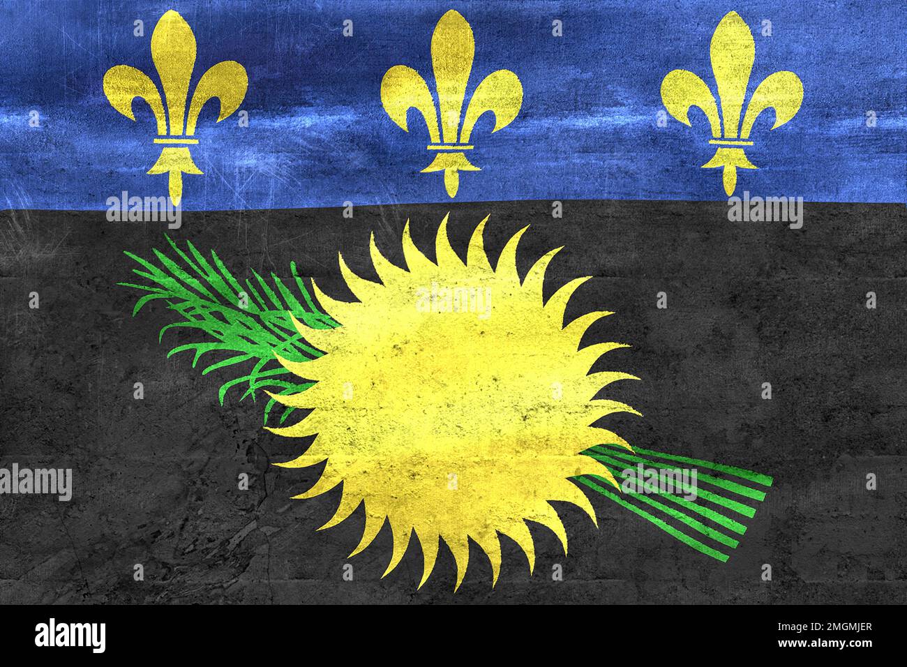 Guadeloupe official flag hi-res stock photography and images - Alamy