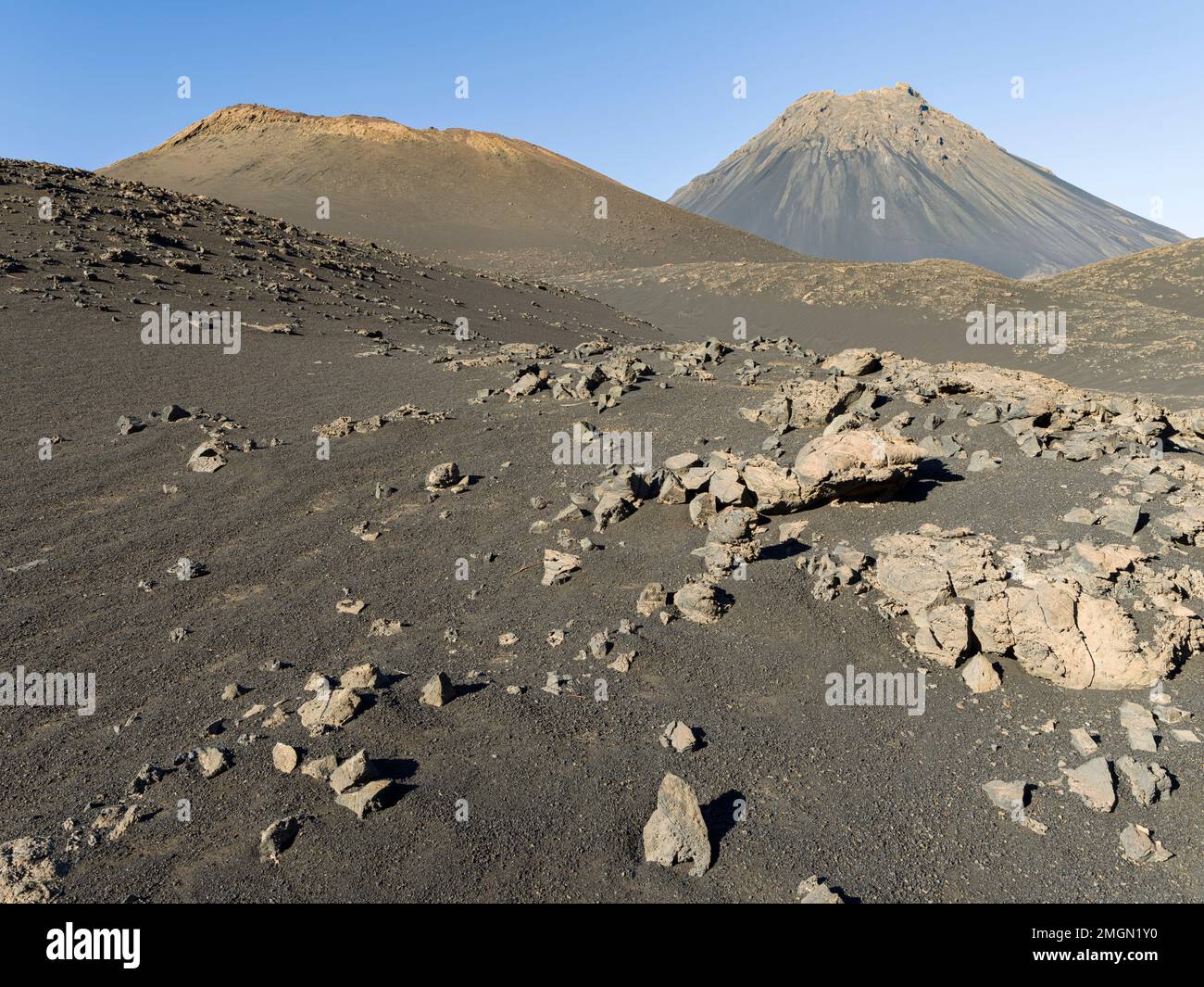 Stratovolcano mount Pico do Fogo, Parque Natural do Fogo. Fogo Island