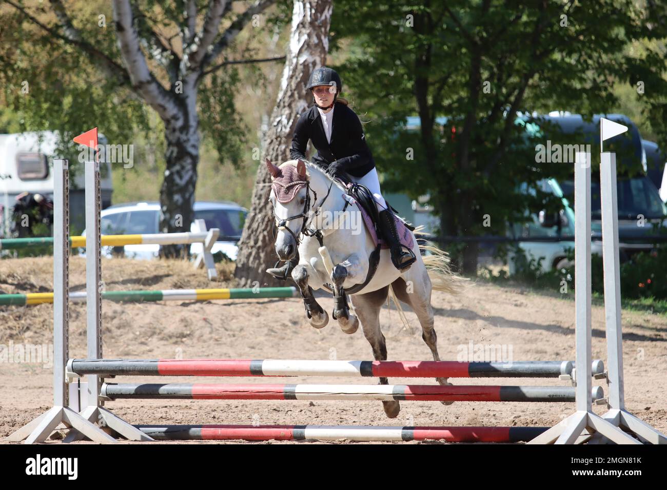 official show jumping tournaments in germany Stock Photo Alamy