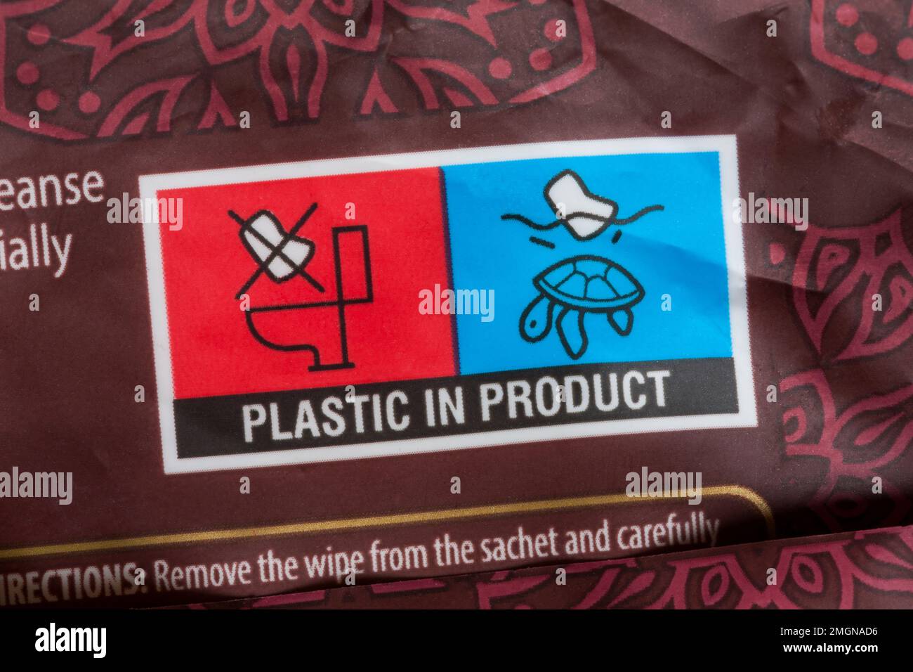 plastic in product Stock Photo