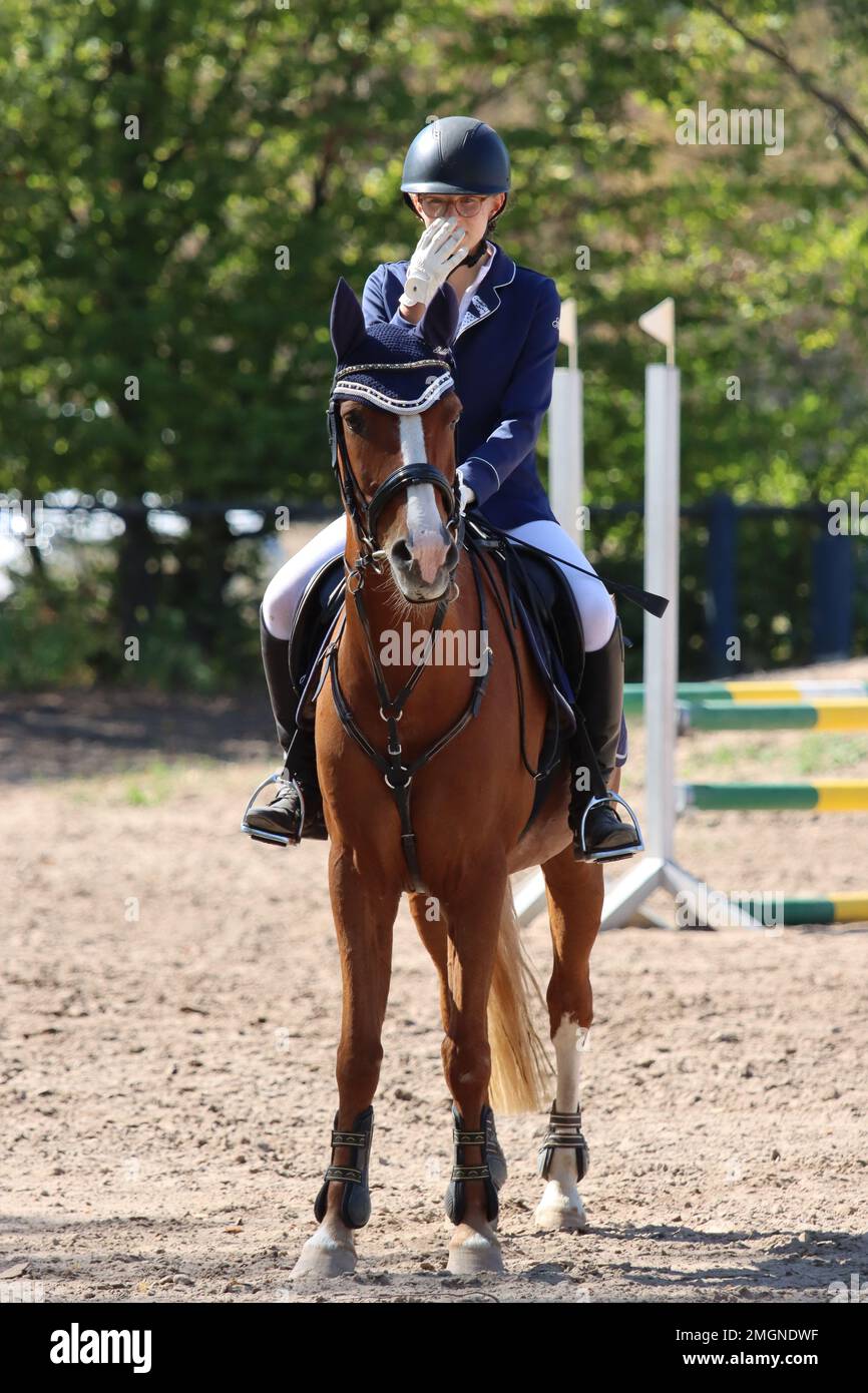 official show jumping tournaments in germany Stock Photo Alamy