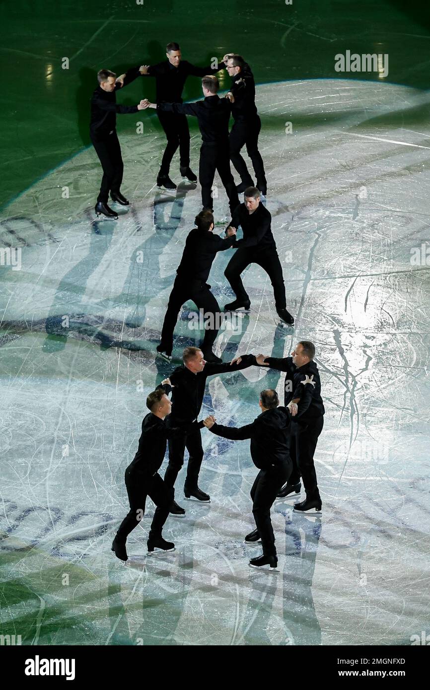 Opening Ceremony, at the ISU European Figure Skating Championships 2023, at Espoo Metro Areena, on January 25, 2023 in Espoo, Finland