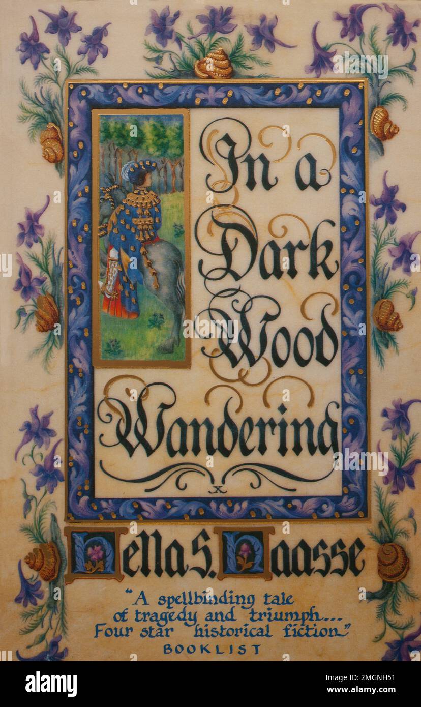 The book, In a Dark Wood Wandering by Hella Haasse Stock Photo