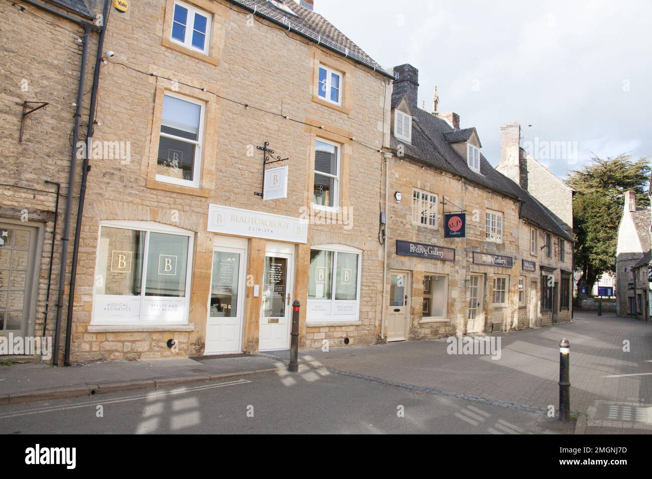 Views of Stow on the Wold in Gloucestershire in the United Kingdom Stock Photo