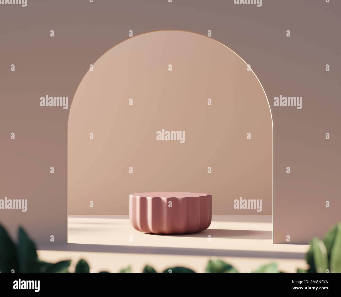 3D rendering platform podium product presentation background Stock ...