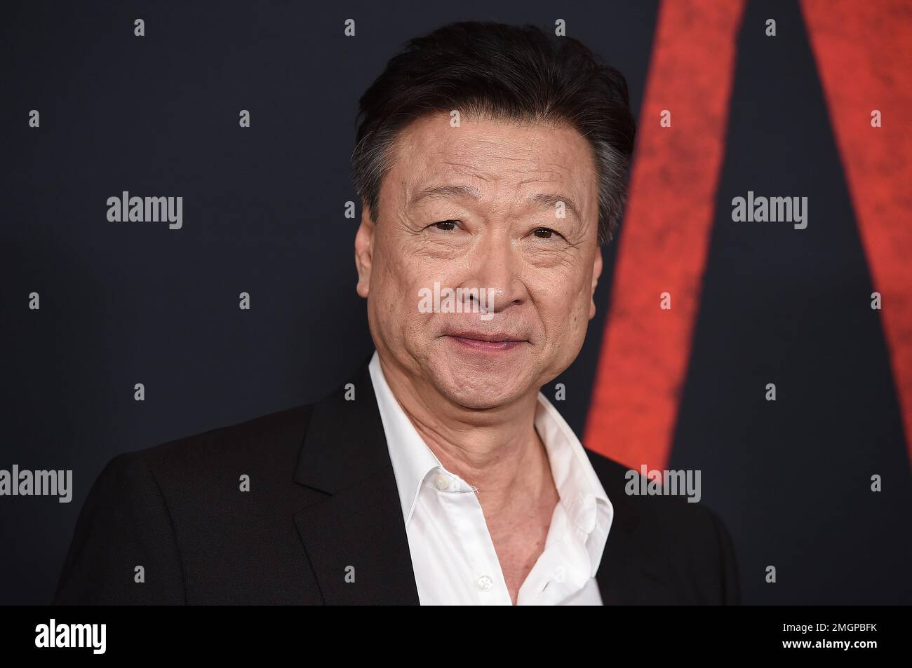 Tzi Ma arrives at the Los Angeles premiere of "Mulan" at the Dolby