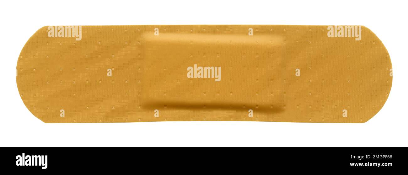 Single adhesive bandage isolated on white background Stock Photo Alamy