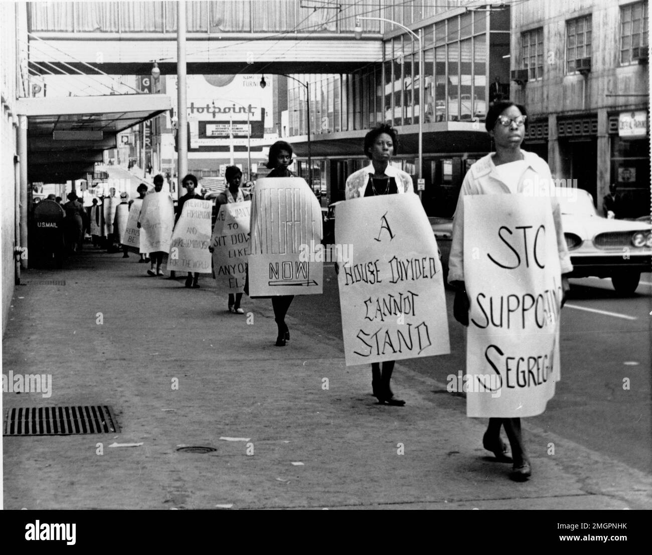 FILE - In this Oct. 19, 1960 file photo, Black activists are seen ...