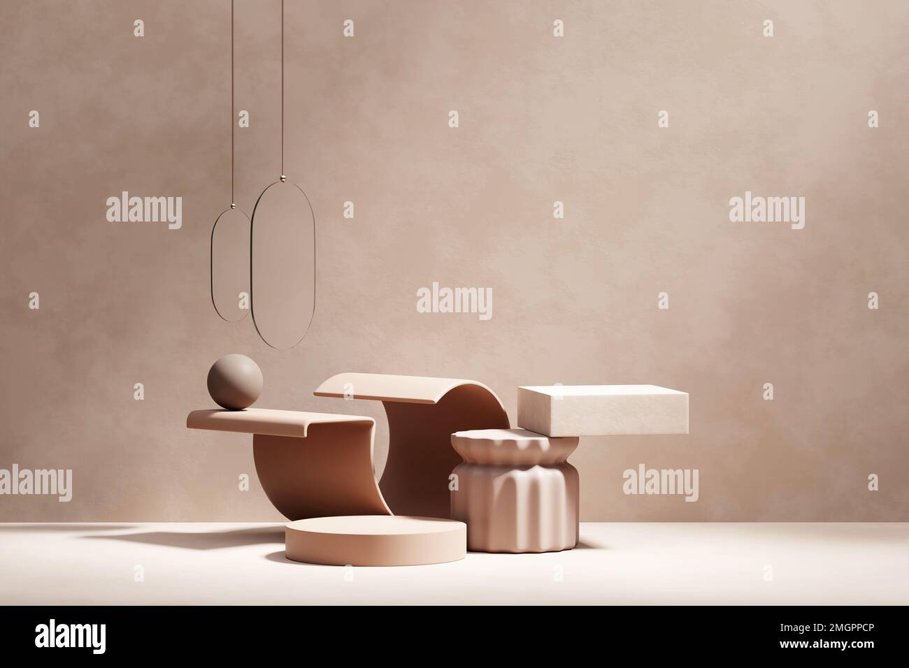 Abstract Minimal Modern Podium Platform For Product Display Showcase 3D ...
