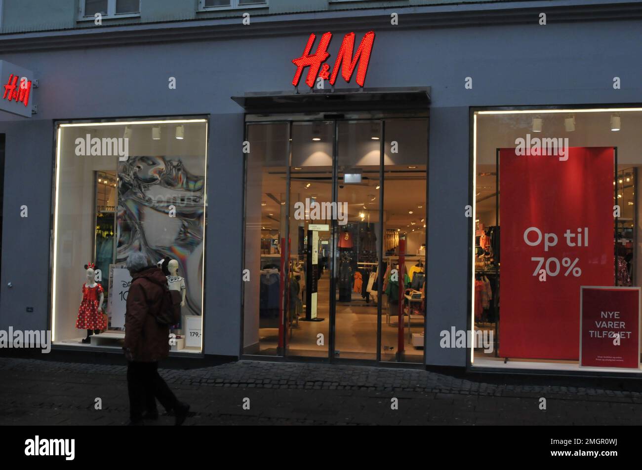 Copenhagen/Denmark/26 January 2023/sale at Swedish retail store H&M store  in danish capital. (Photo. Francis Joseph Dean/Dean Pictures Stock Photo -  Alamy