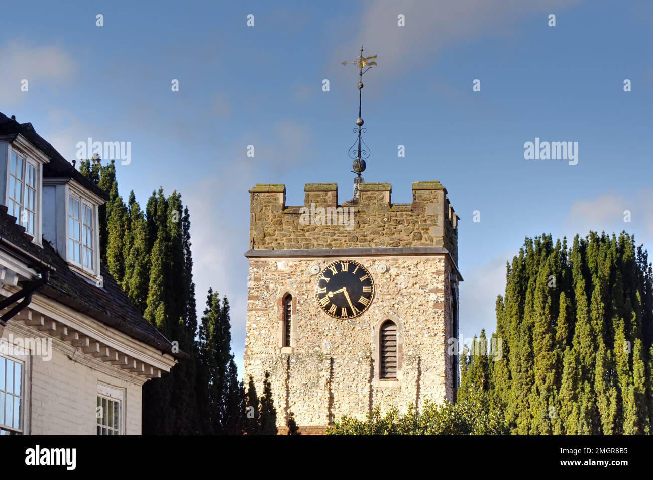 St Mary s Church In Guilford Telling The Wrong Time On A Beautiful St Mary s Church In Guilford Telling The Wrong Time On A Beautiful
