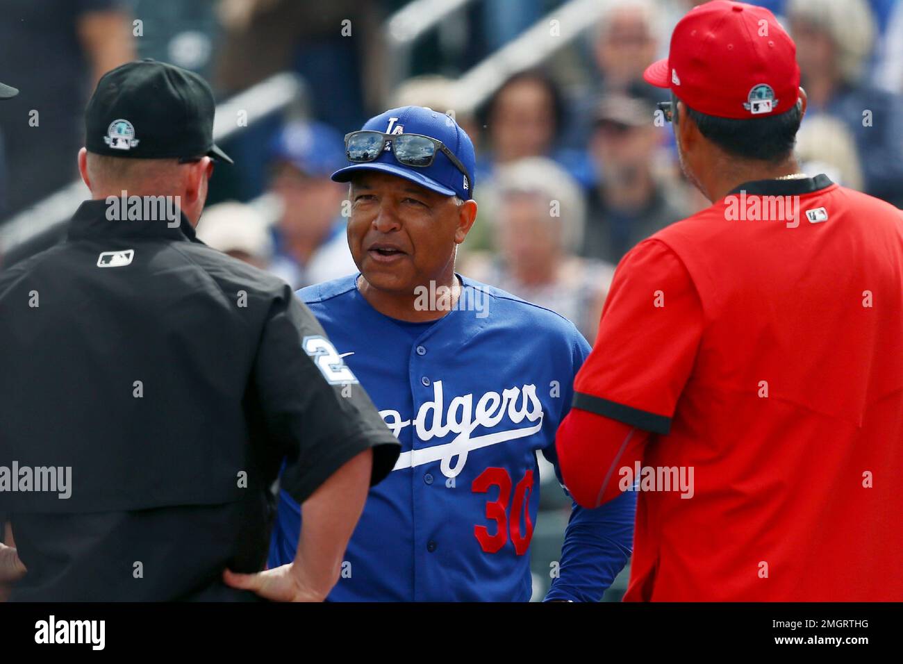 Cincinnati Reds vs Los Angeles Dodgers - April 14, 2022 - Redleg