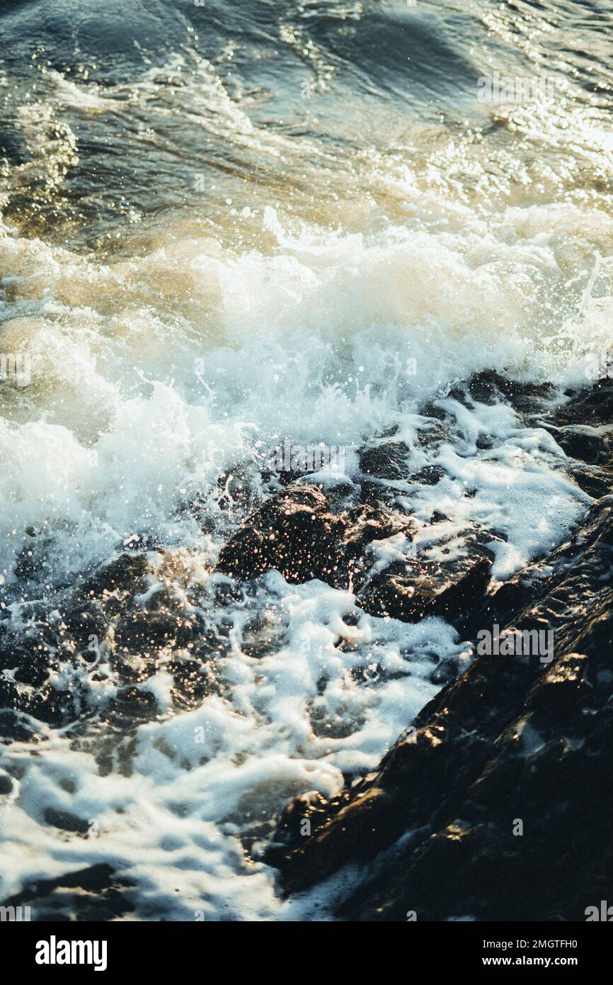 Vertical shot stormy foamy hi-res stock photography and images - Alamy