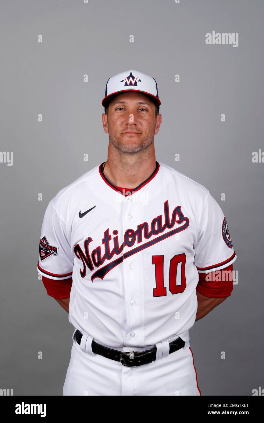 This is a 2020 photo of Yan Gomes of the Washington Nationals baseball  team. This image reflects the Nationals active roster as of Friday, Feb.  21, 2020, when this image was taken. (