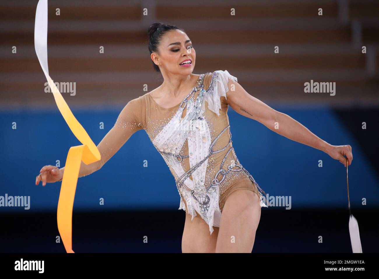 Qulification Ribbon Mexico olympics gymnastics hi-res stock photography and images - Alamy