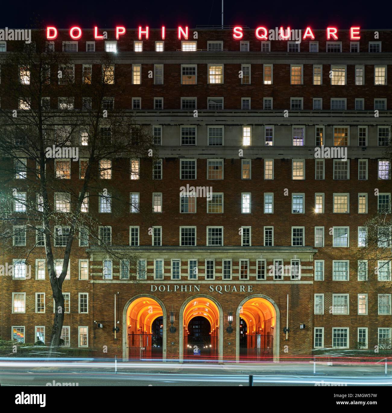 Dolphin Square, a waterside housing complex at Pimlico, London, England