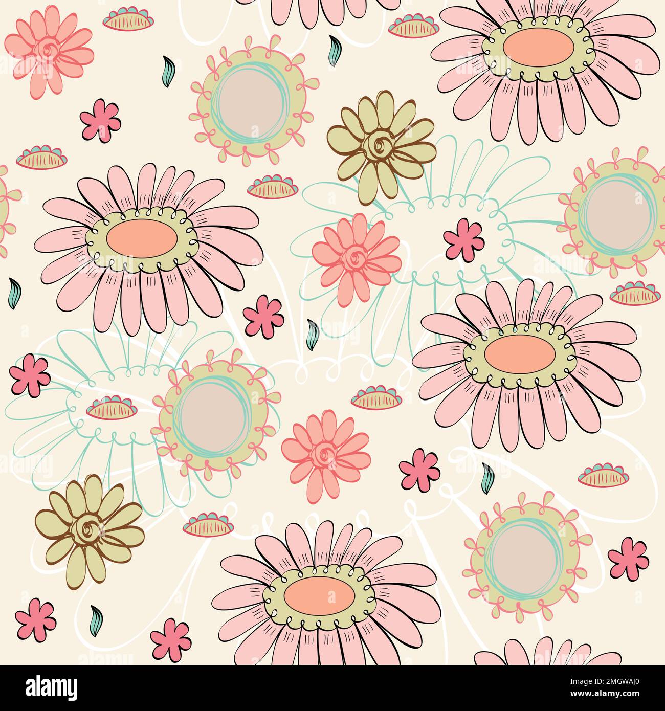 vector seamless pattern Stock Vector Image & Art - Alamy