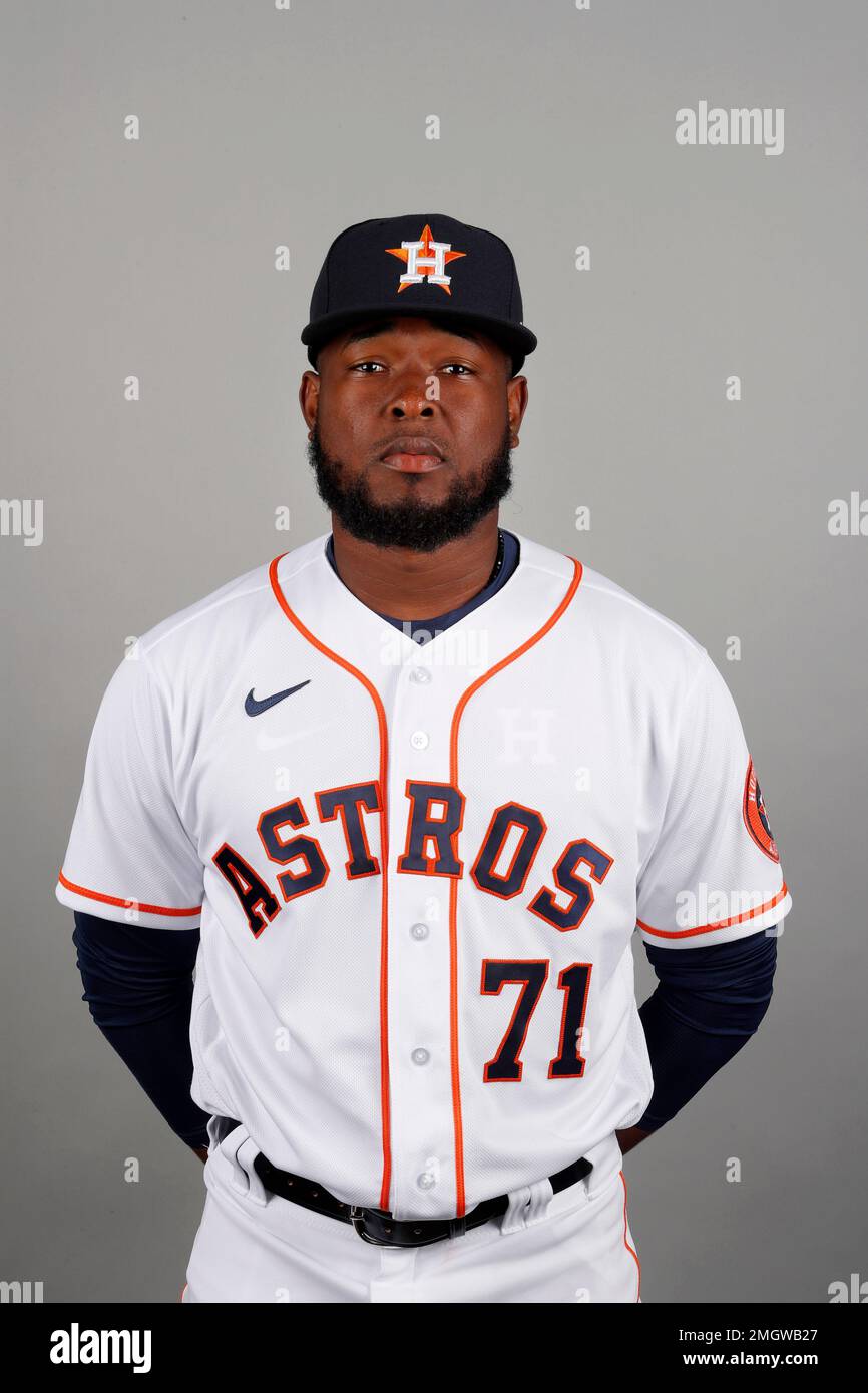 This is a 2020 photo of Cristian Javier of the Houston Astros