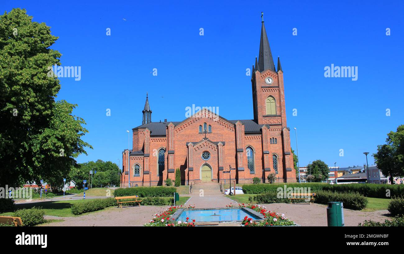 Loviisan kirkko, Georg Theodor Chiewitz ja Julius Basilier 1865, Loviisa Stock Photo