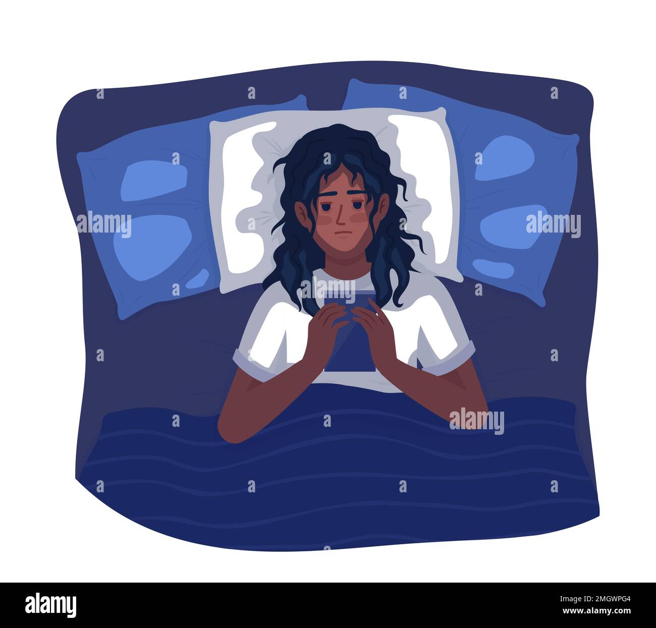 Female Smartphone Bed Cut Out Stock Images And Pictures Alamy 4948