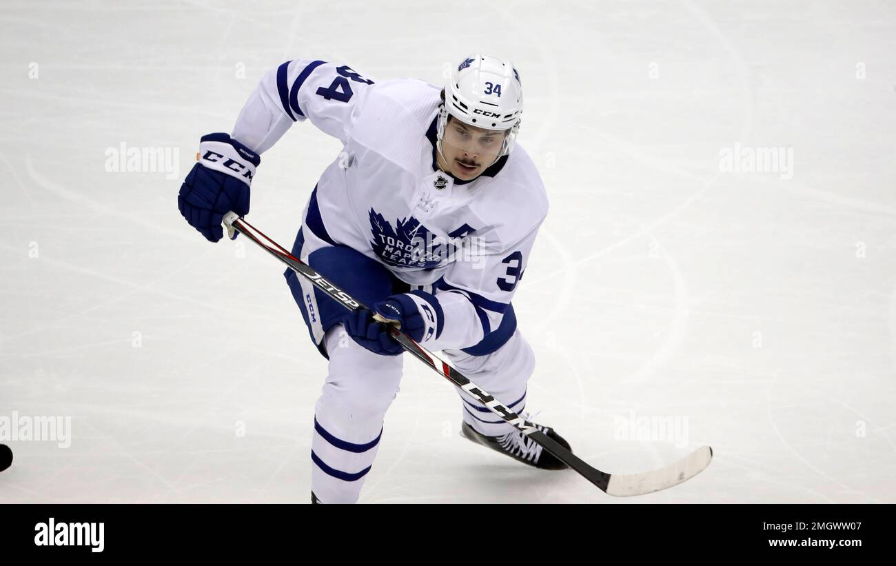 Toronto Maple Leafs' Auston Matthews skates during the first period of ...