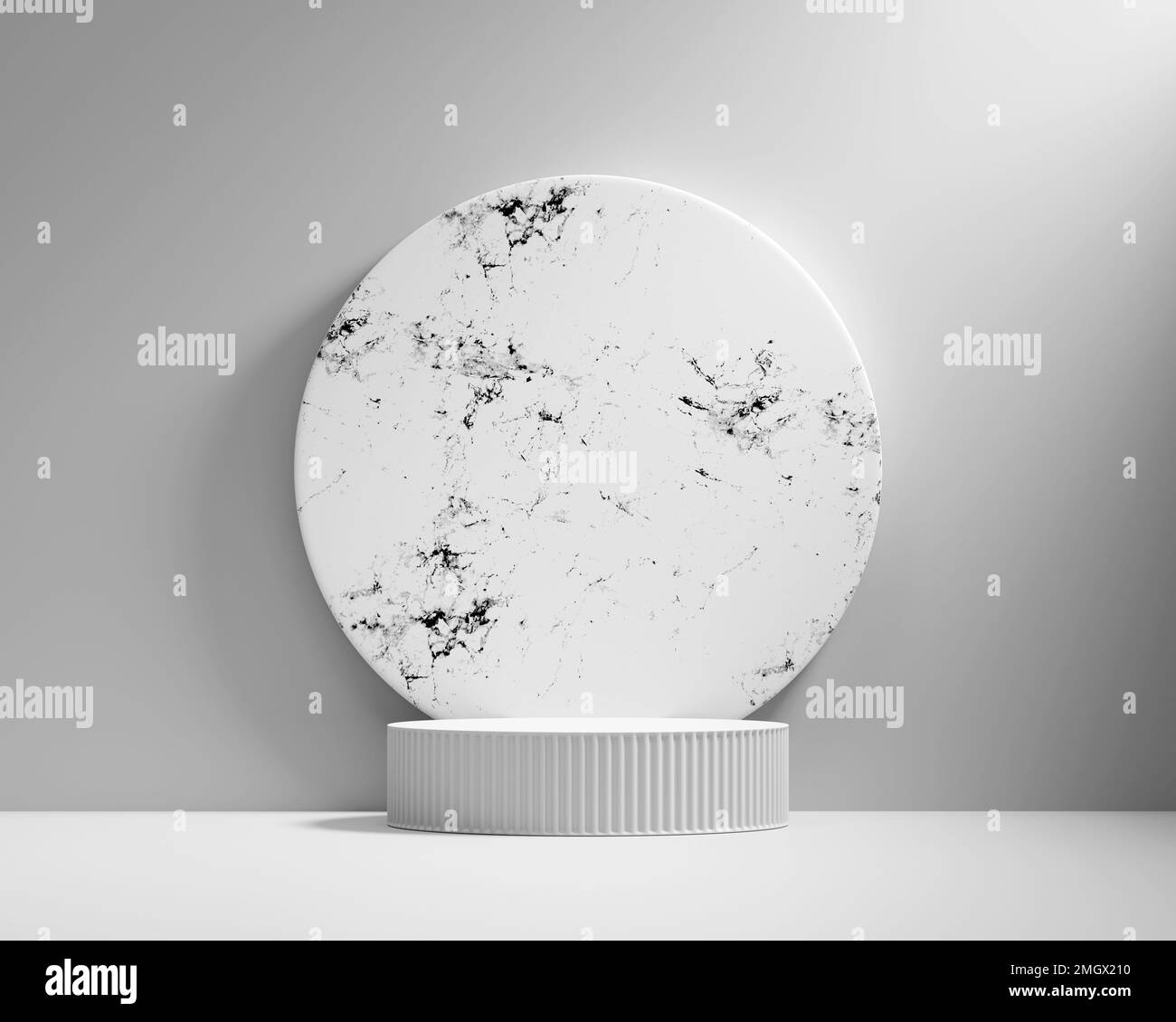 Abstract Minimal Modern White Podium Platform For Product Display ...