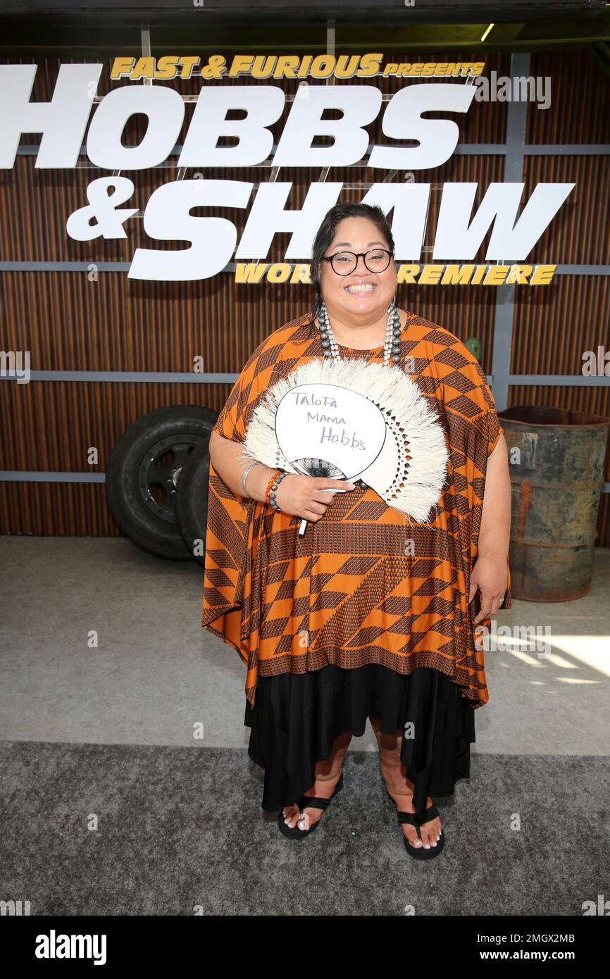 Lori Pelenise Tuisano is seen at Universal Pictures World Premiere