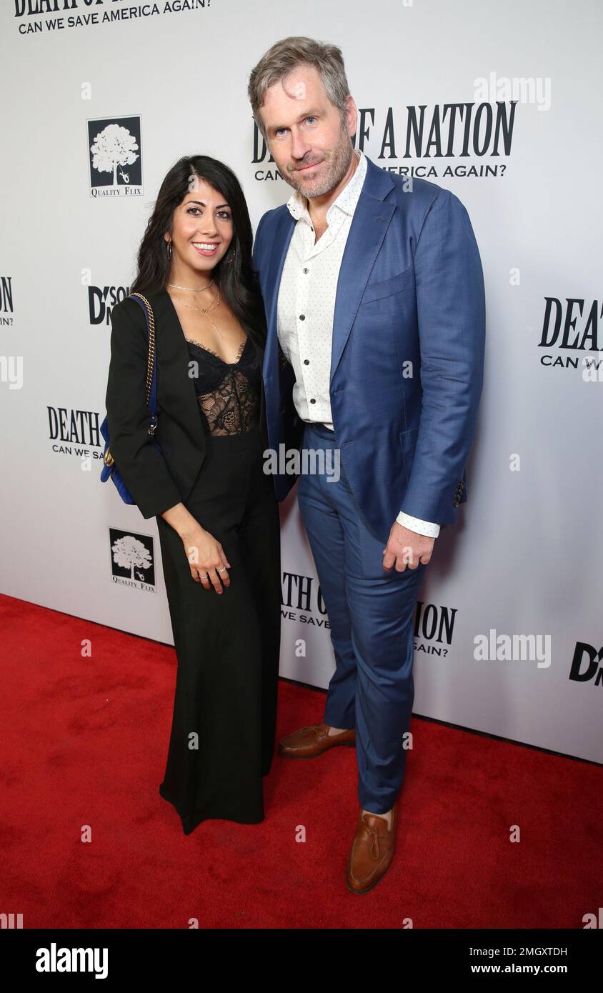 Shauna Cernovich and Mike Cernovich seen at the premiere of "Death of a
